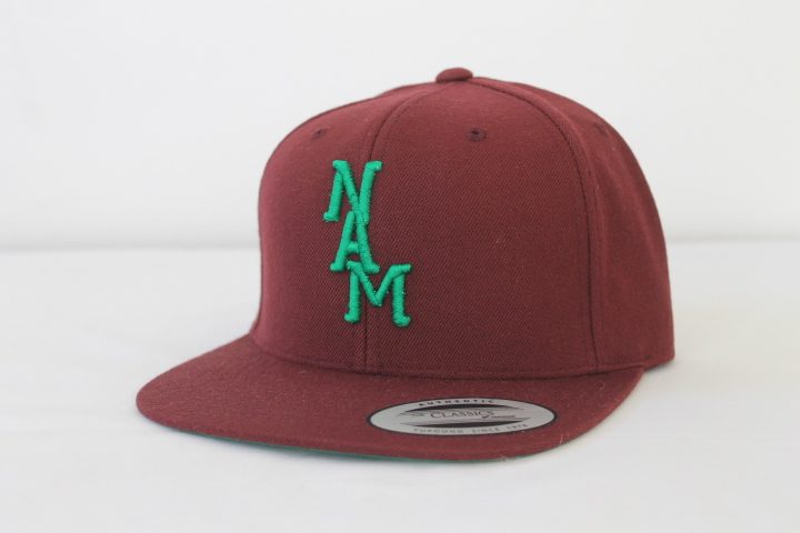 SB1232 – Maroon Flat Peak Snapback