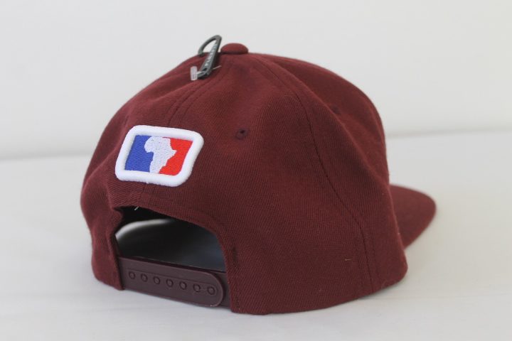 SB1232 – Maroon Flat Peak Snapback