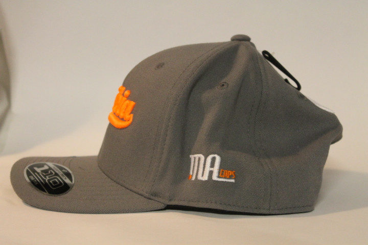 110C Grey X-Shape Snapback with Cool & Dry Side Profile