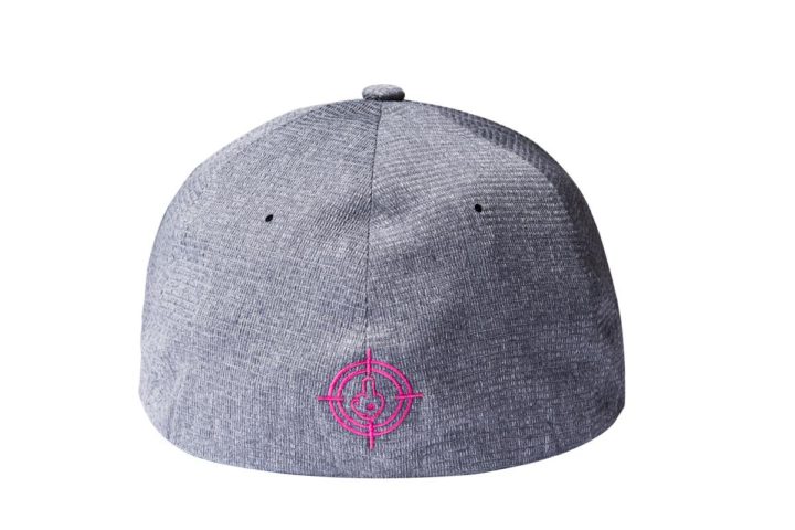 FD052112 – Heather Grey Curved Peak Flexfit Delta - Image 3