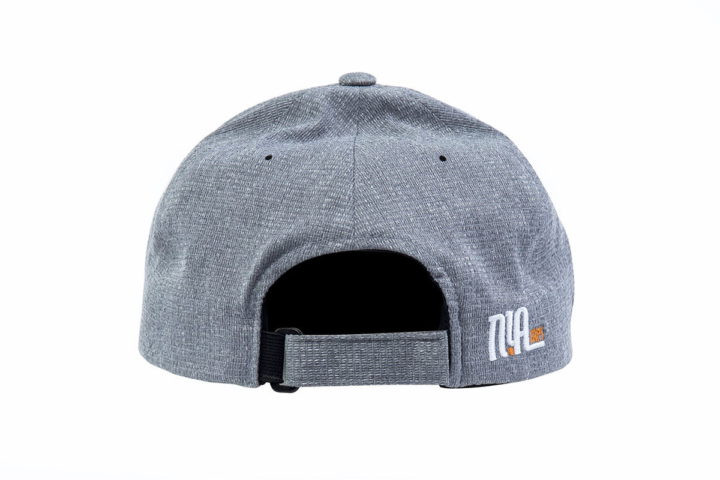 FDA05233 – Light Heather Grey Curved Peak Flexfit Delta (Adjustable) - Image 3