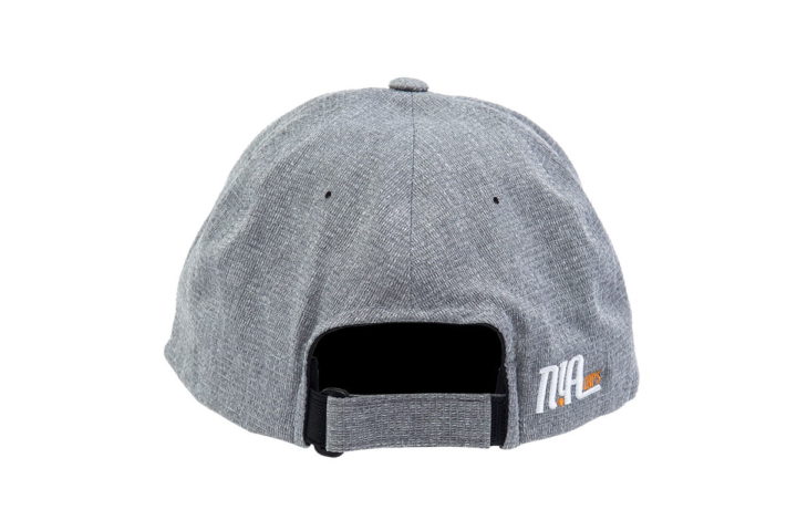 FDA053212 – Light Heather Grey Curved Peak Flexfit Delta (Adjustable) - Image 4